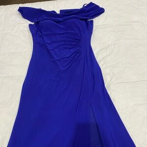 Xscape Royal Blue Maxi Dress
